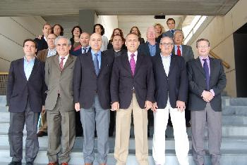 Miembros de la Comisión de Expo Agro Almería, tras la reunión para conceder los premios. Foto: Cámara de Comercio